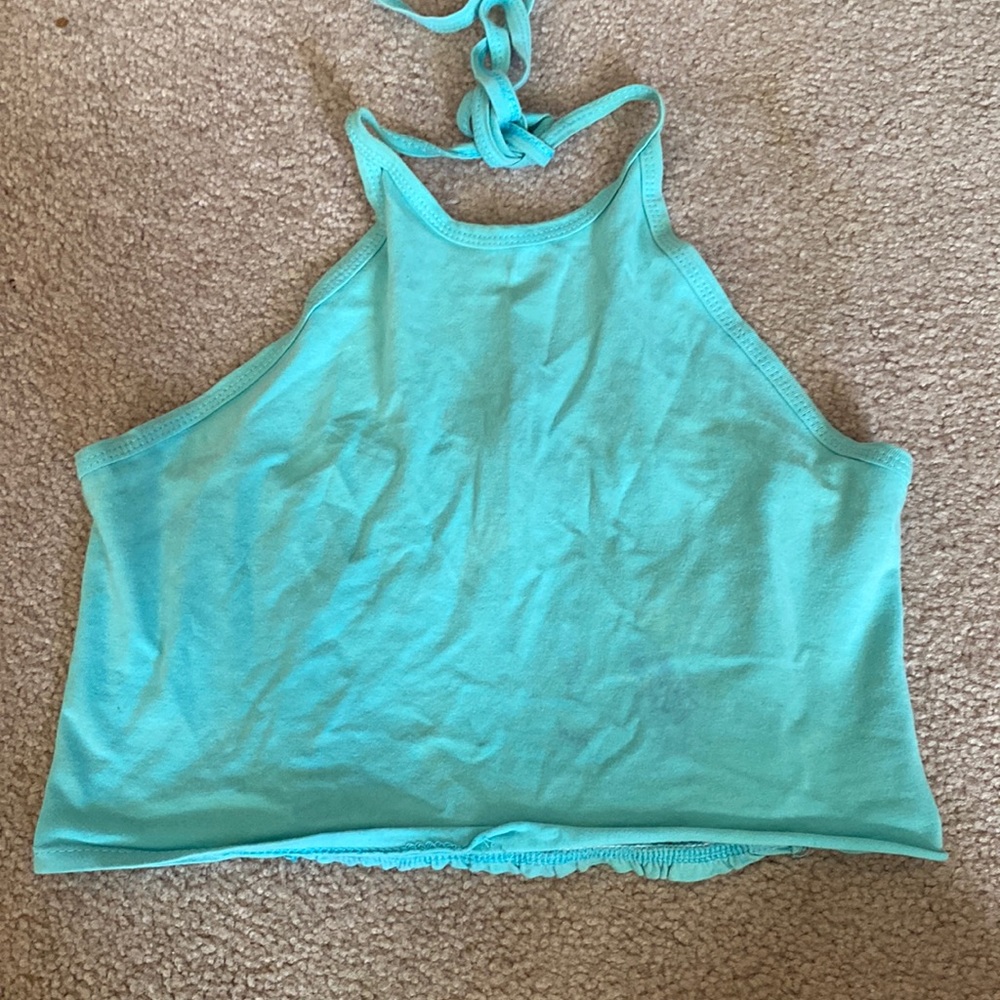 halter crop top
